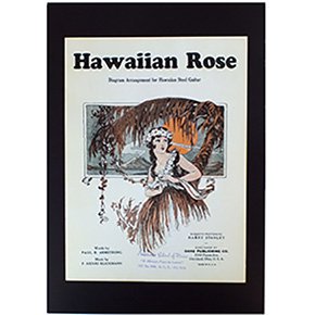 ϥ磻ݥ Υ른åϥ磻 Arranged for Steel Guitar Hawaiian Rose