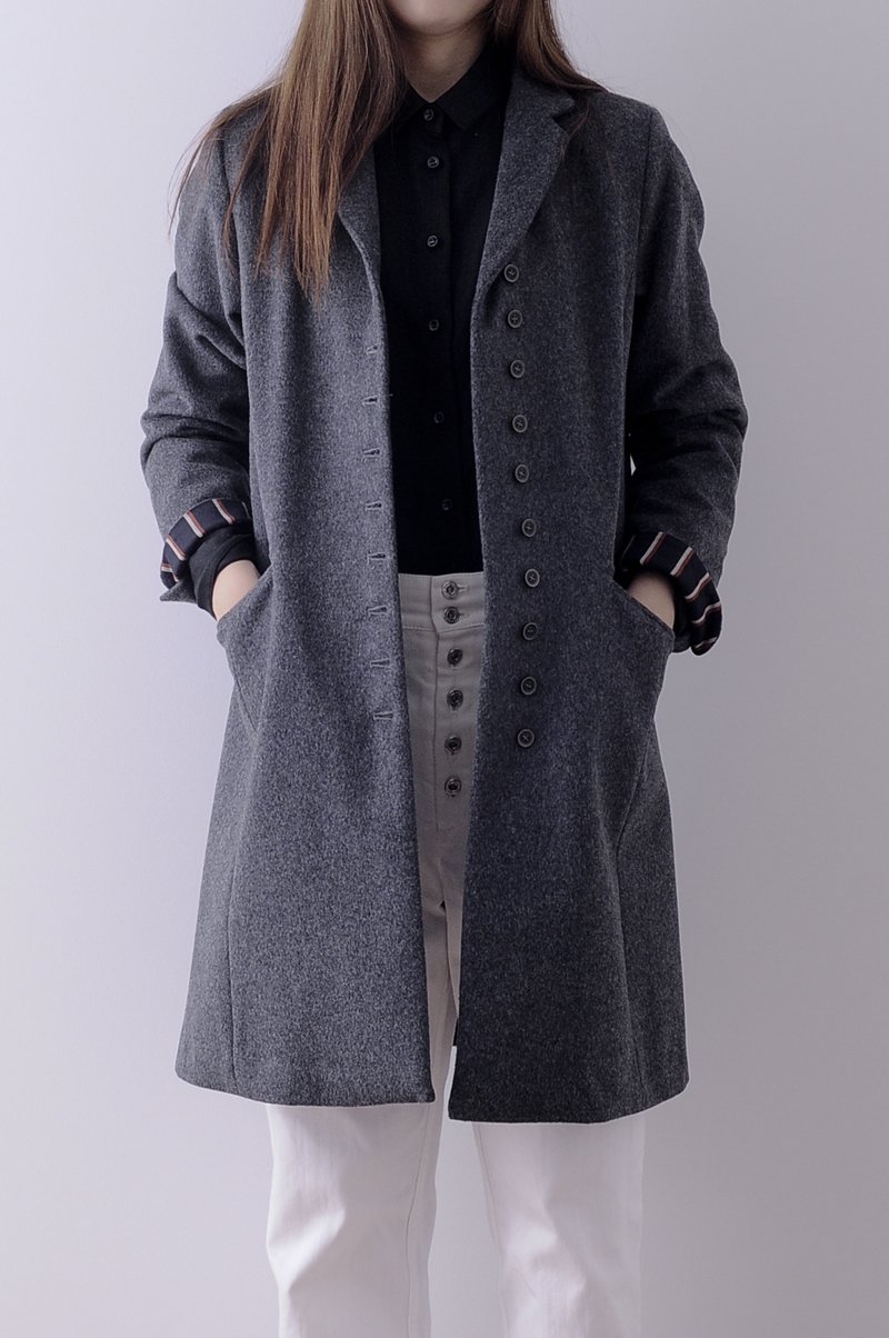 wool tailor coat - atelier naruse | Online store