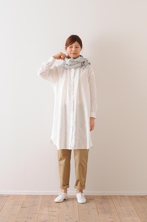 long linen shirts /off white - atelier naruse|Online store long linen shirts /off white - atelier naruse|Online store