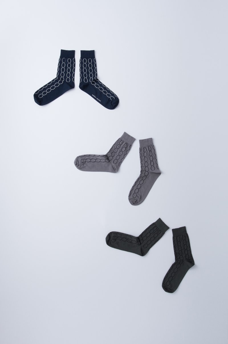 cotton ~loop~ middle socks