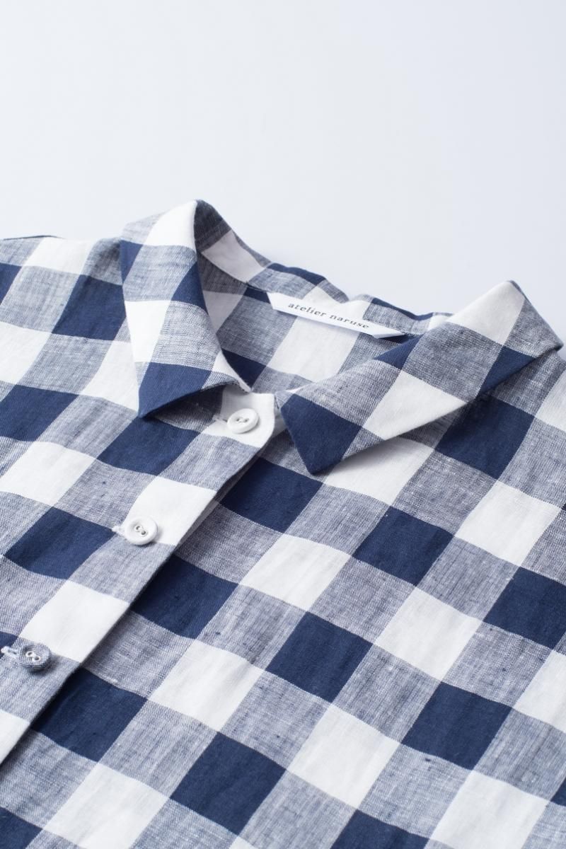 ワンピース atelier naruse linen shirt one piece linen shirts one-piece - atelier naruse｜Online store｜the an