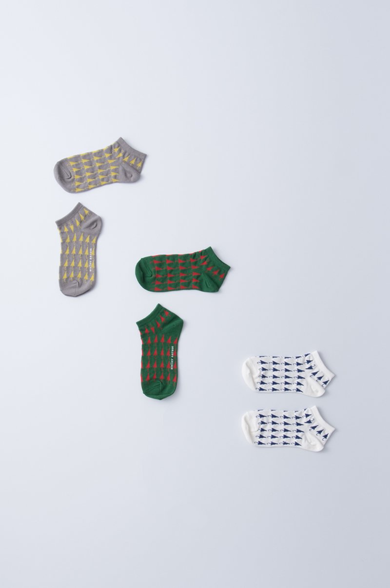 cotton linen ~umbrella~ short socks