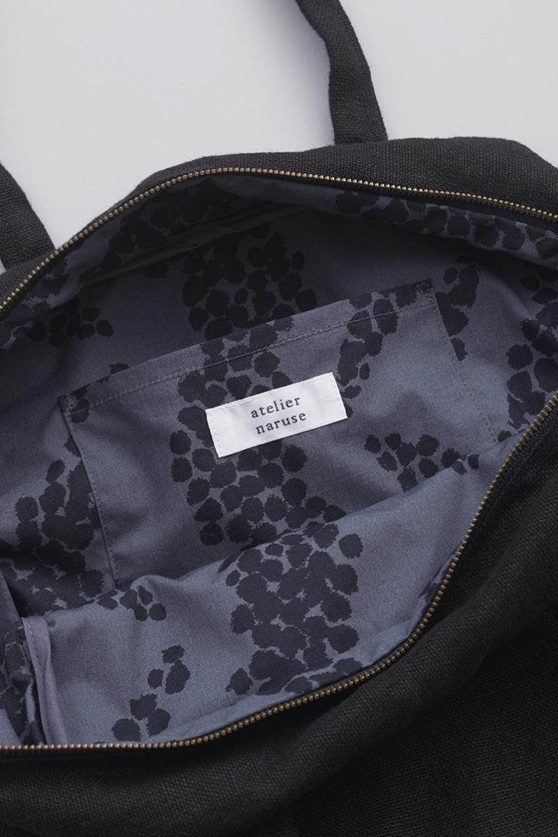 linen canvas square bag - atelier naruse｜Online store｜the an
