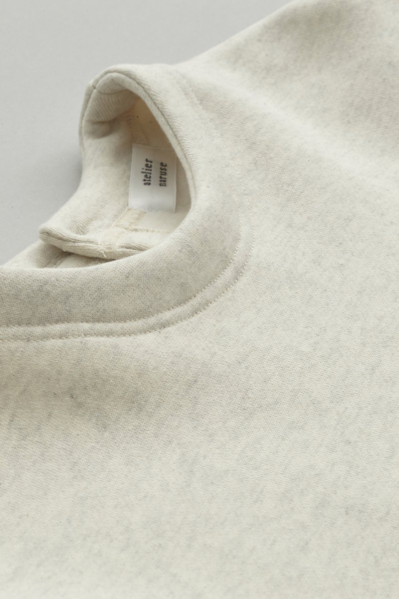 cotton fleece lining pullover - atelier naruse | Online store