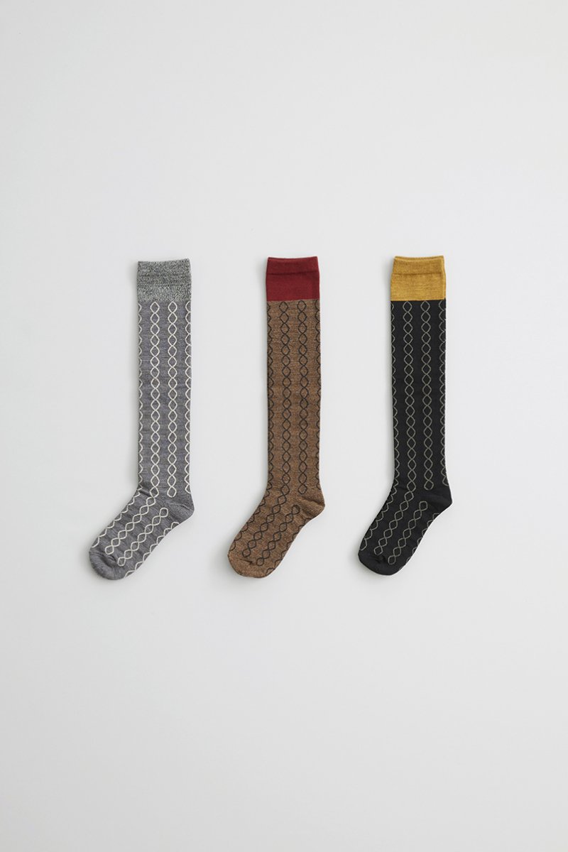 wool ~loop~ high socks