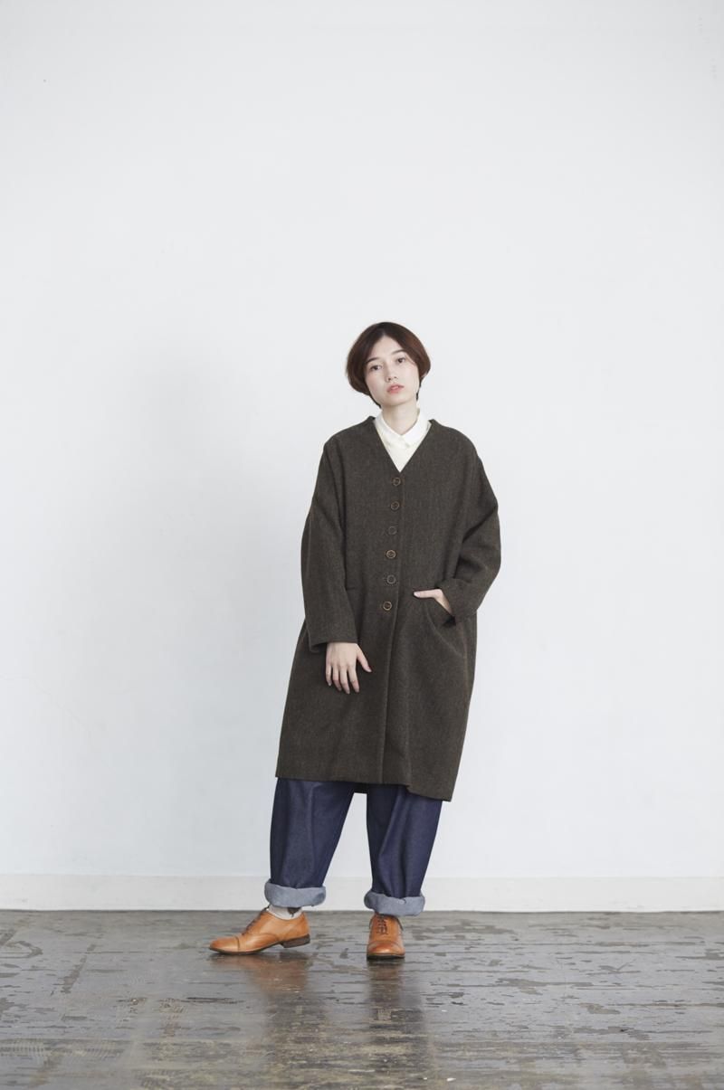 MOON ENGLAND tweed cocoon coat - atelier naruse｜Online store｜the an
