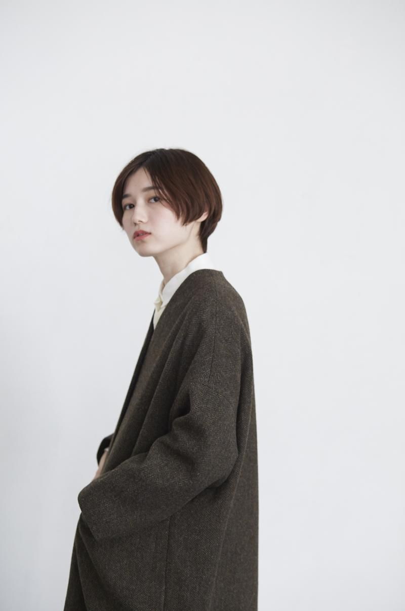 MOON ENGLAND tweed cocoon coat - atelier naruse｜Online store｜the an