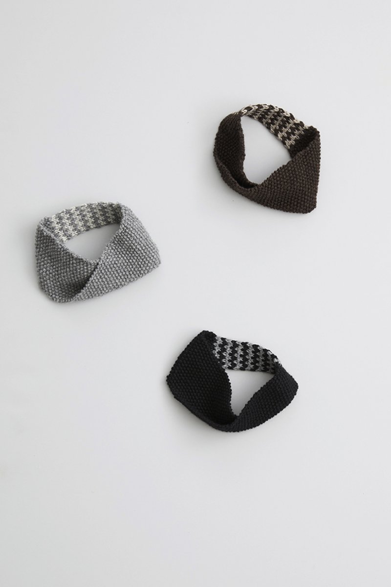 wool ~zig-zag~ knit headband