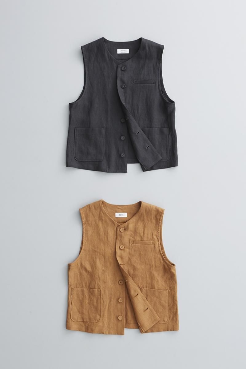 linen shirt one piece / stripe - atelier naruse｜Online