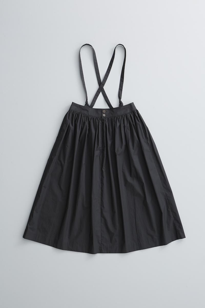 cotton suspenders skirt / black - atelier naruse|Online cotton suspenders skirt / black - atelier naruse|Online