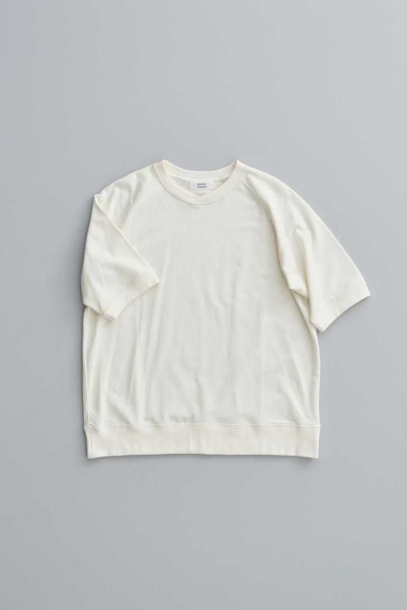 cotton fleece lining sweat shirt - atelier naruse｜Online