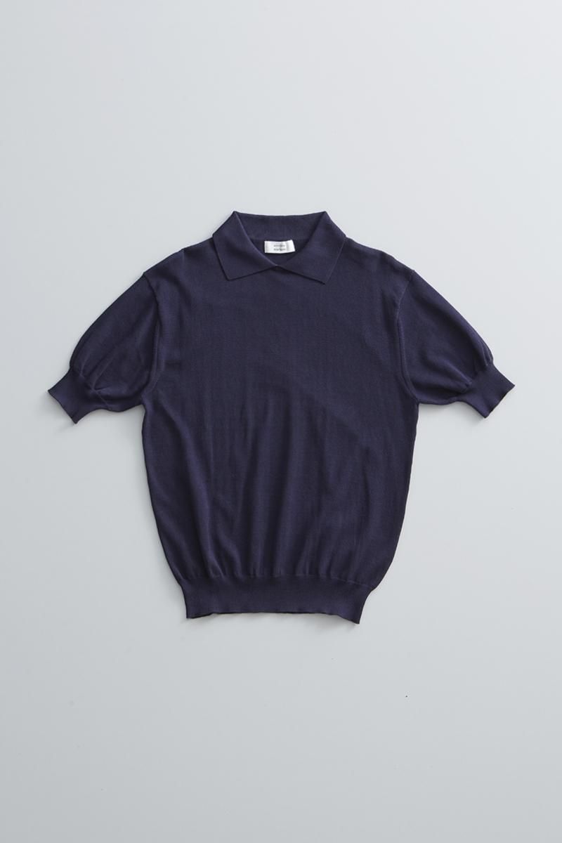 cotton wool with collar knit - atelier naruse｜Online store