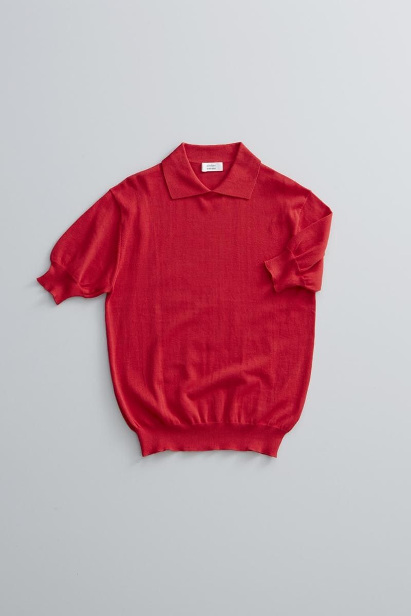 cotton collar knit - atelier naruse｜Online store｜the an