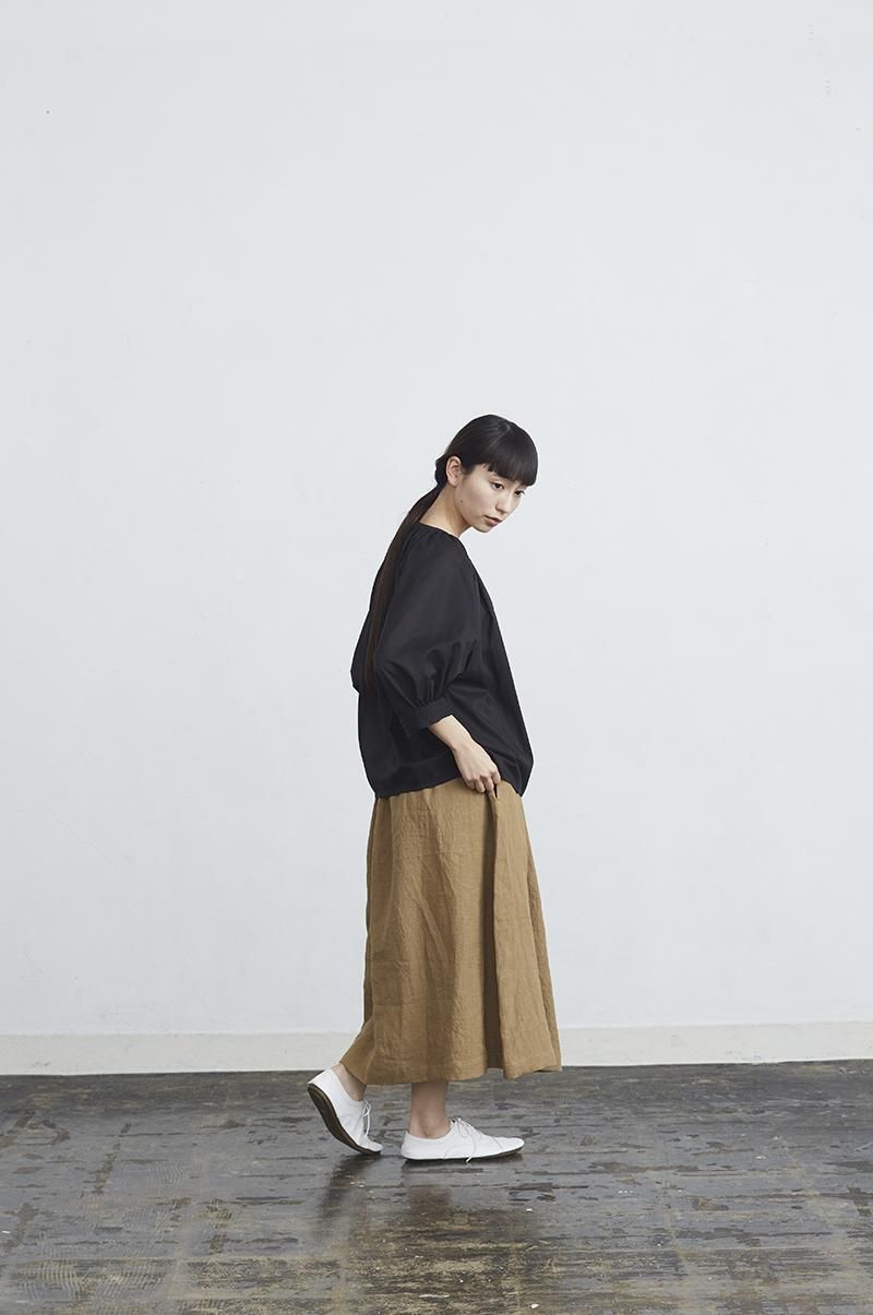 cotton gather smock blouse - atelier naruse|Online store cotton gather smock blouse - atelier naruse|Online store
