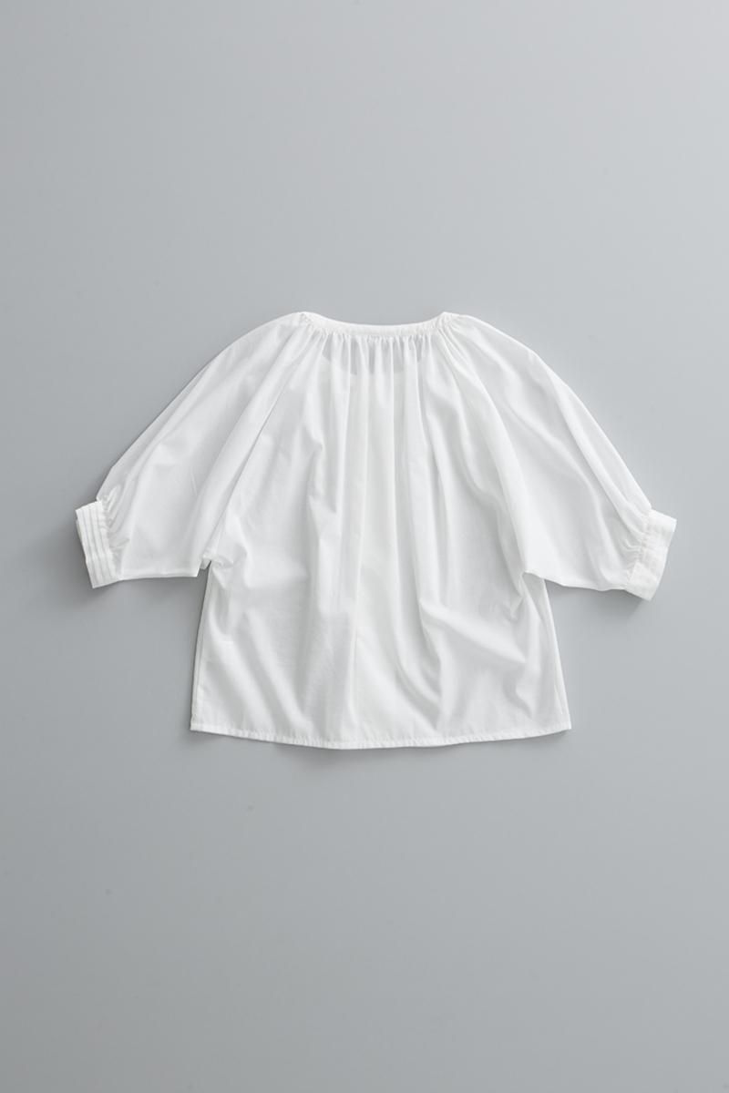 cotton gather smock blouse - atelier naruse|Online store cotton gather smock blouse - atelier naruse|Online store