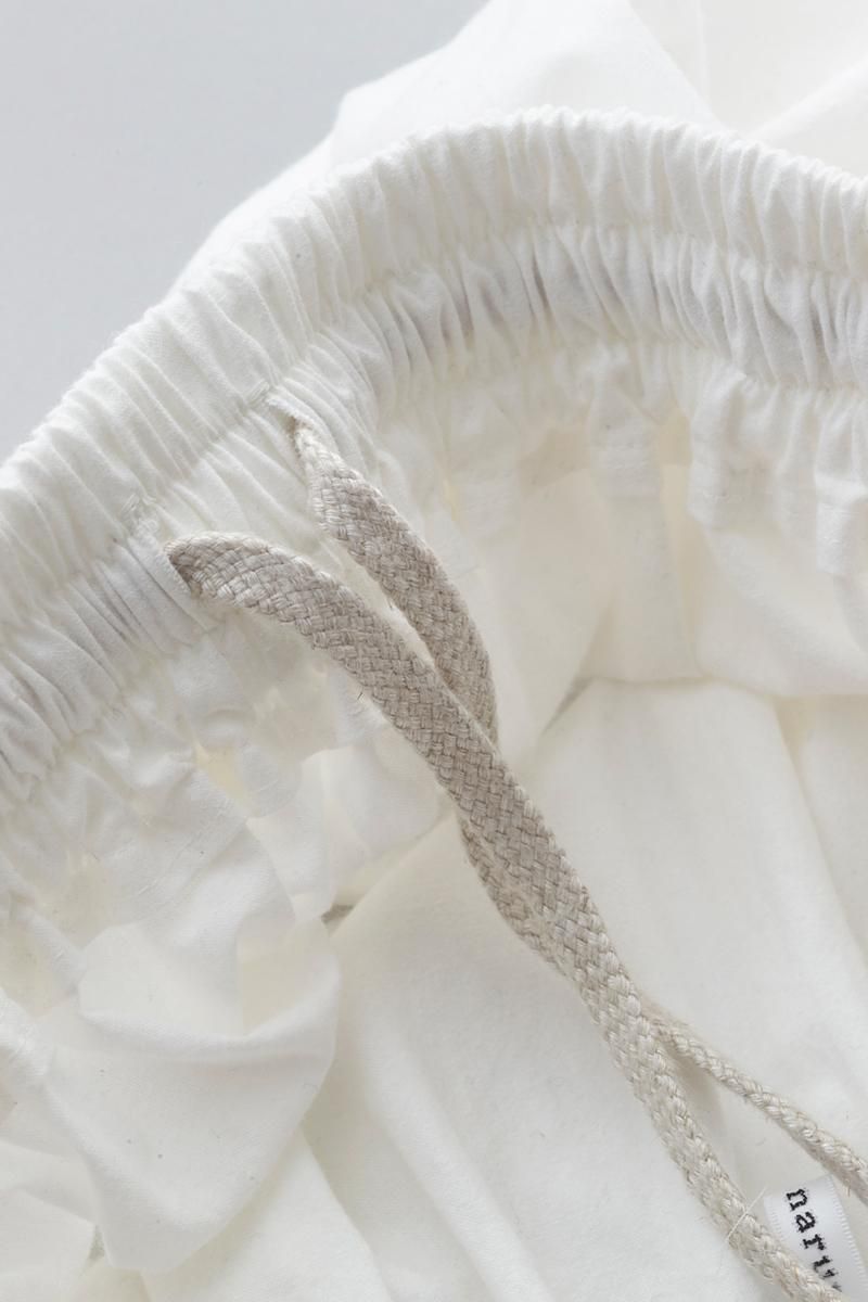 cotton gather skirt / off white - atelier naruse｜Online