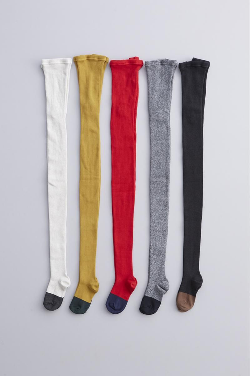 cotton ~yuru-yuru~ rib tights - atelier naruse｜Online store