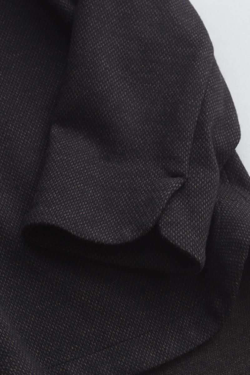atelier naruse　ウールコットンジャージー Vネックスモック wool cotton jersey V neck smock - atelier naruse｜Online