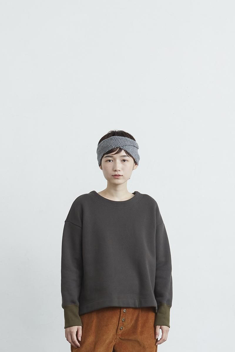 cotton fleece lining pullover - atelier naruse | Online store