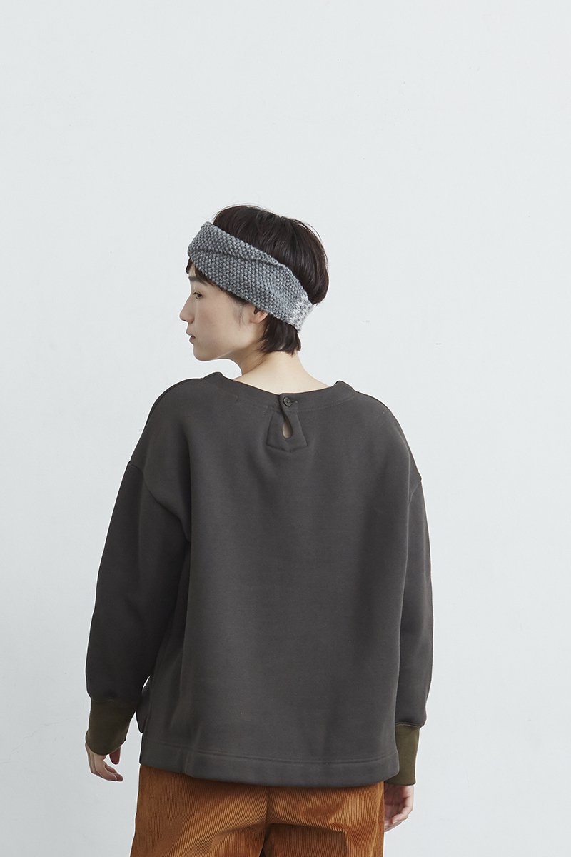 cotton fleece lining pullover - atelier naruse | Online store