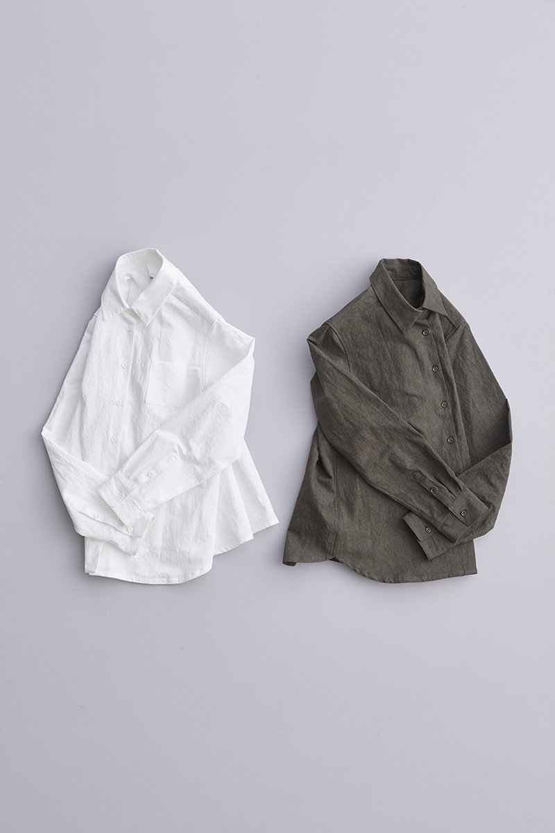 cotton flux standard shirt - atelier naruse | Online store
