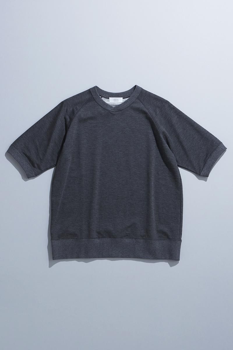 アトリエナルセ atelier naruse cotton fleece lining sweat