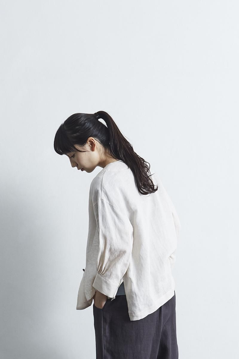 linen shirt cardigan - atelier naruse｜Online store｜the an