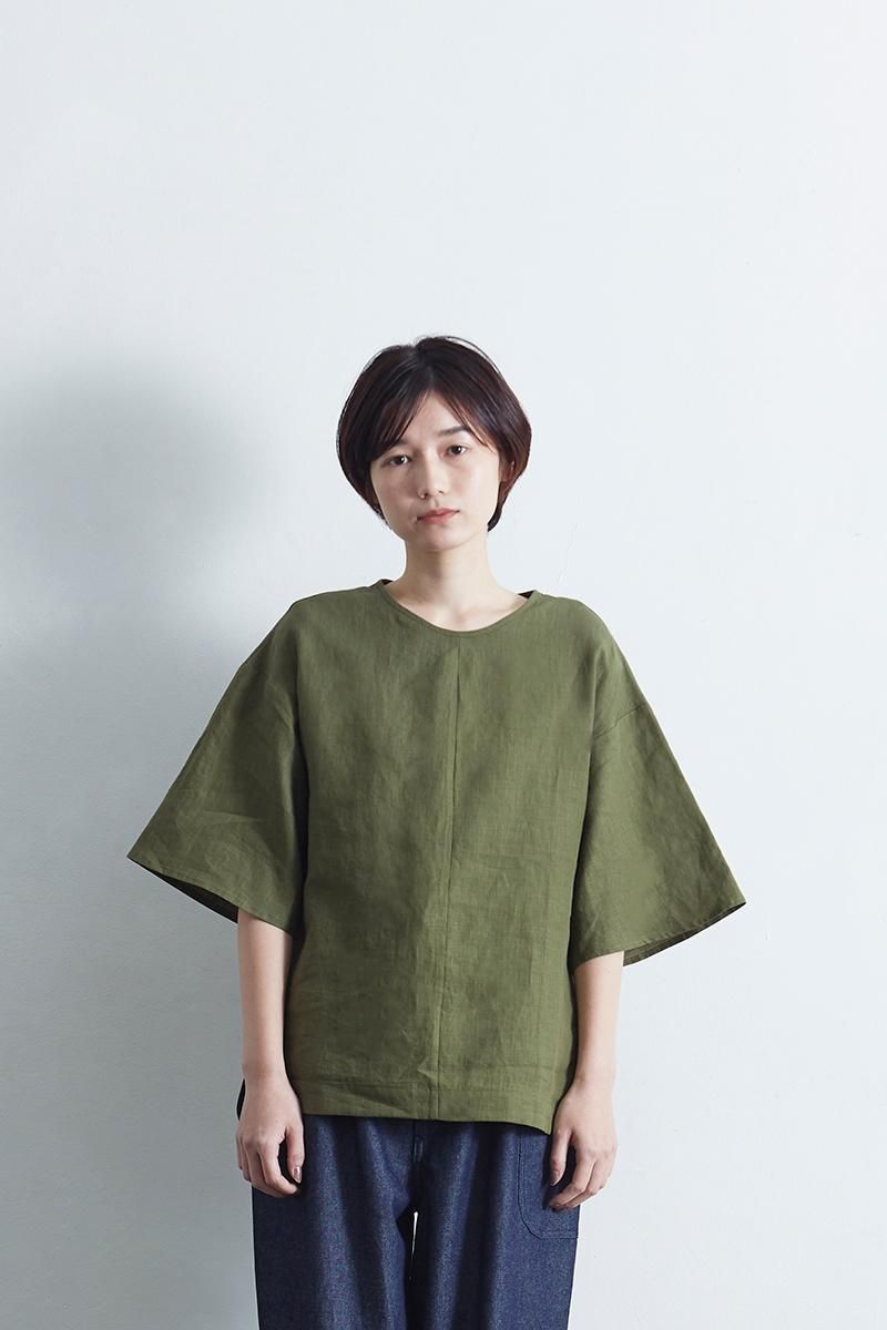 linen ~bell-sleeve~ blouse - atelier naruse｜Online store