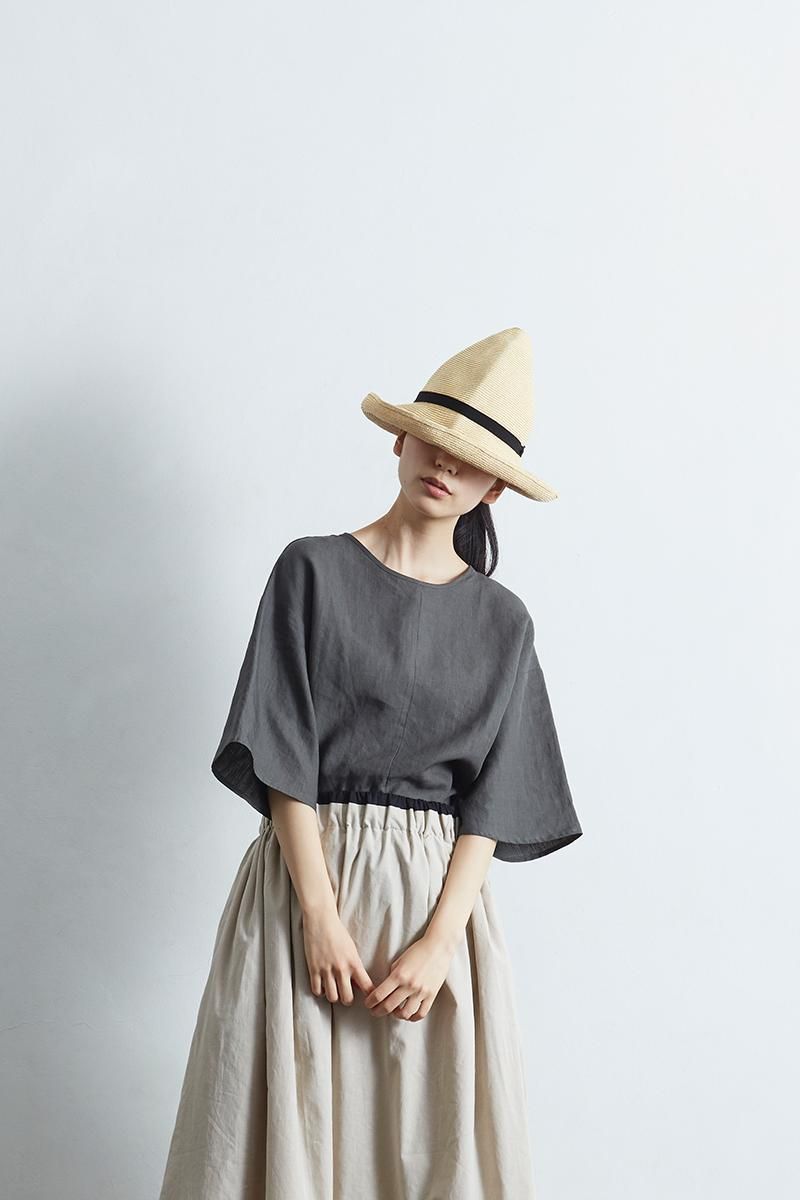 linen ~bell-sleeve~ blouse - atelier naruse｜Online store