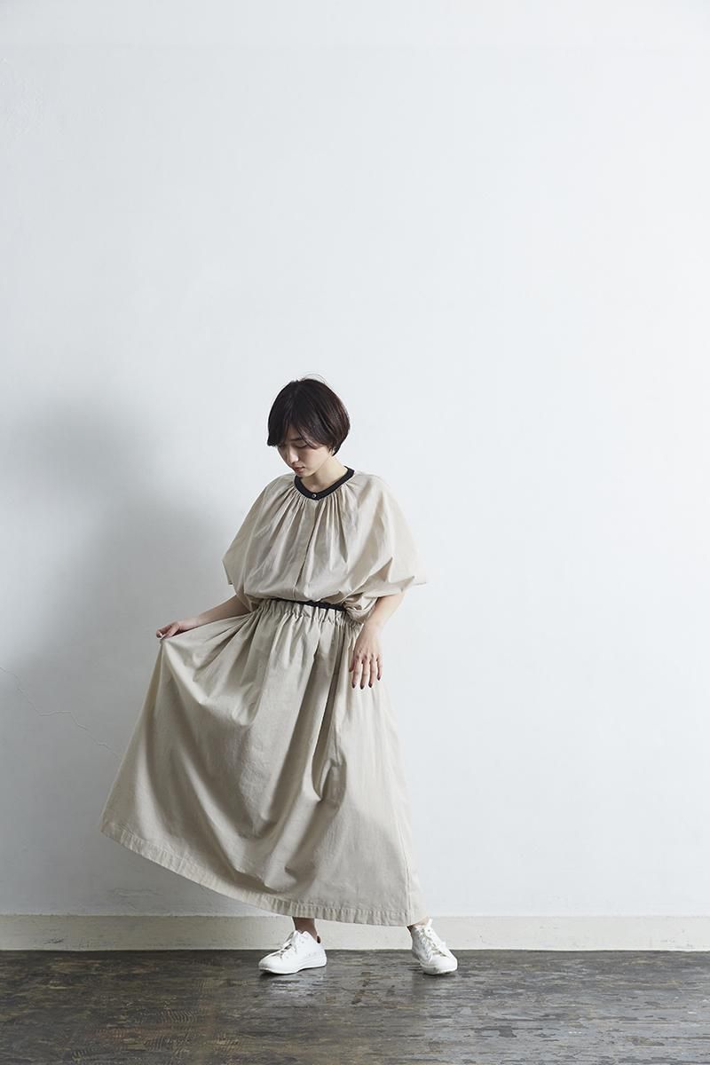 トップス atelier naruse smock blouse / kinari cotton linen smock blouse ～ tulip ～ - atelier naruse