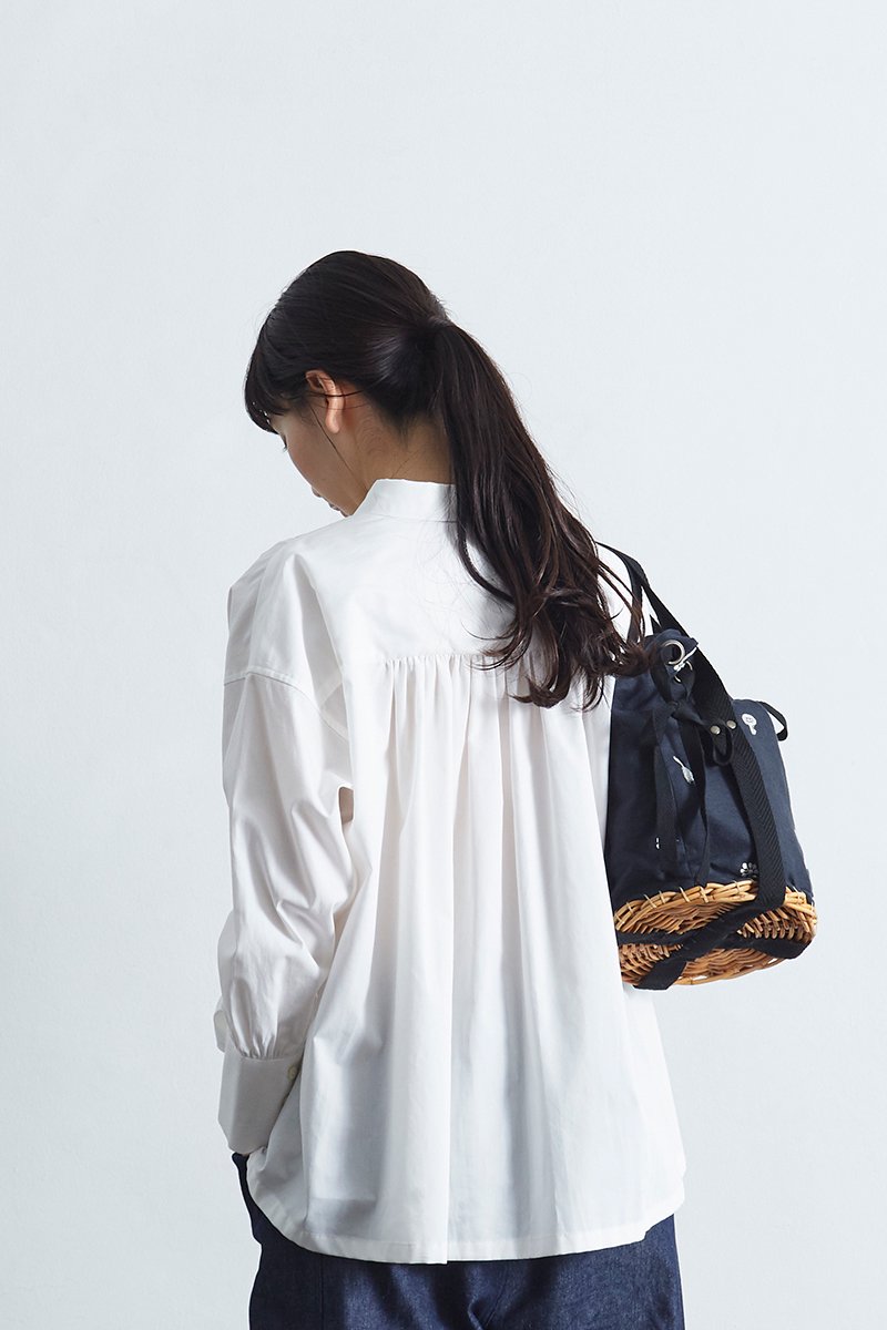 ardem su o × atelier naruse / linen ~nohara~ basket bag - atelier naruse |  Online store