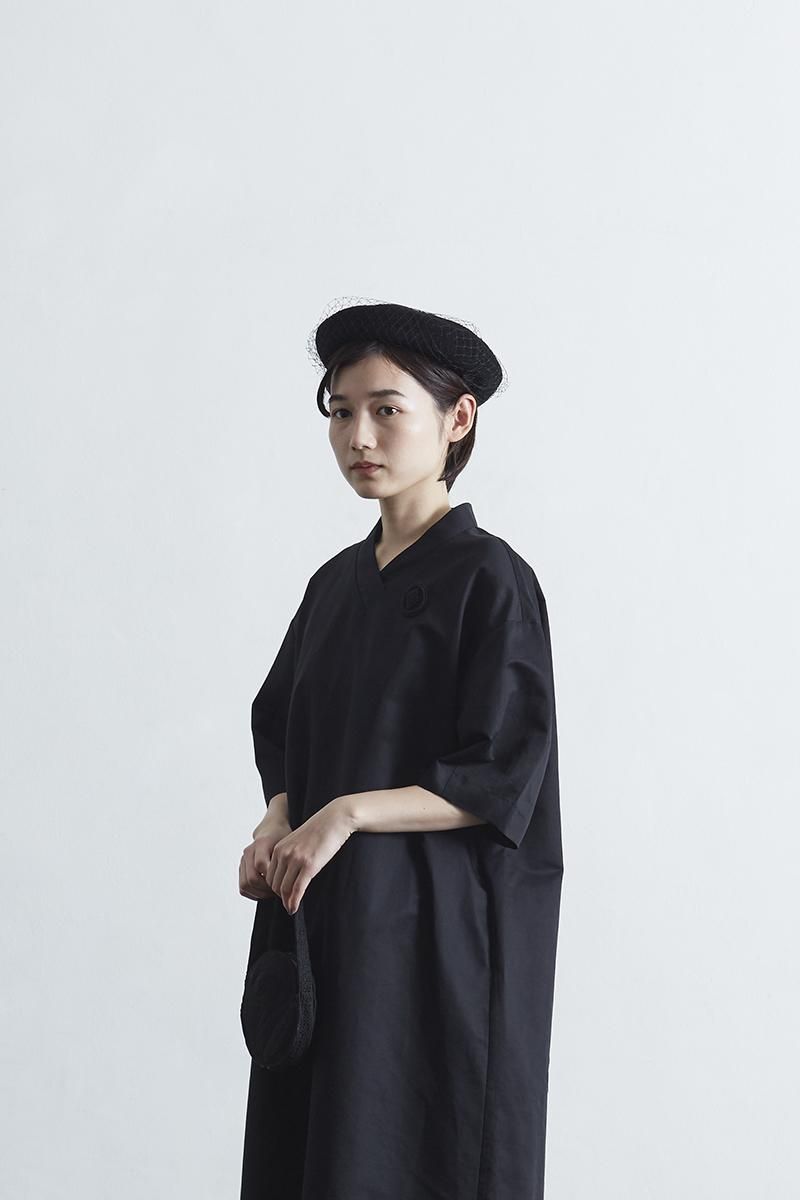 驚きの価格 cotton naruse atelier - black / one-piece formal silk linen パンツ