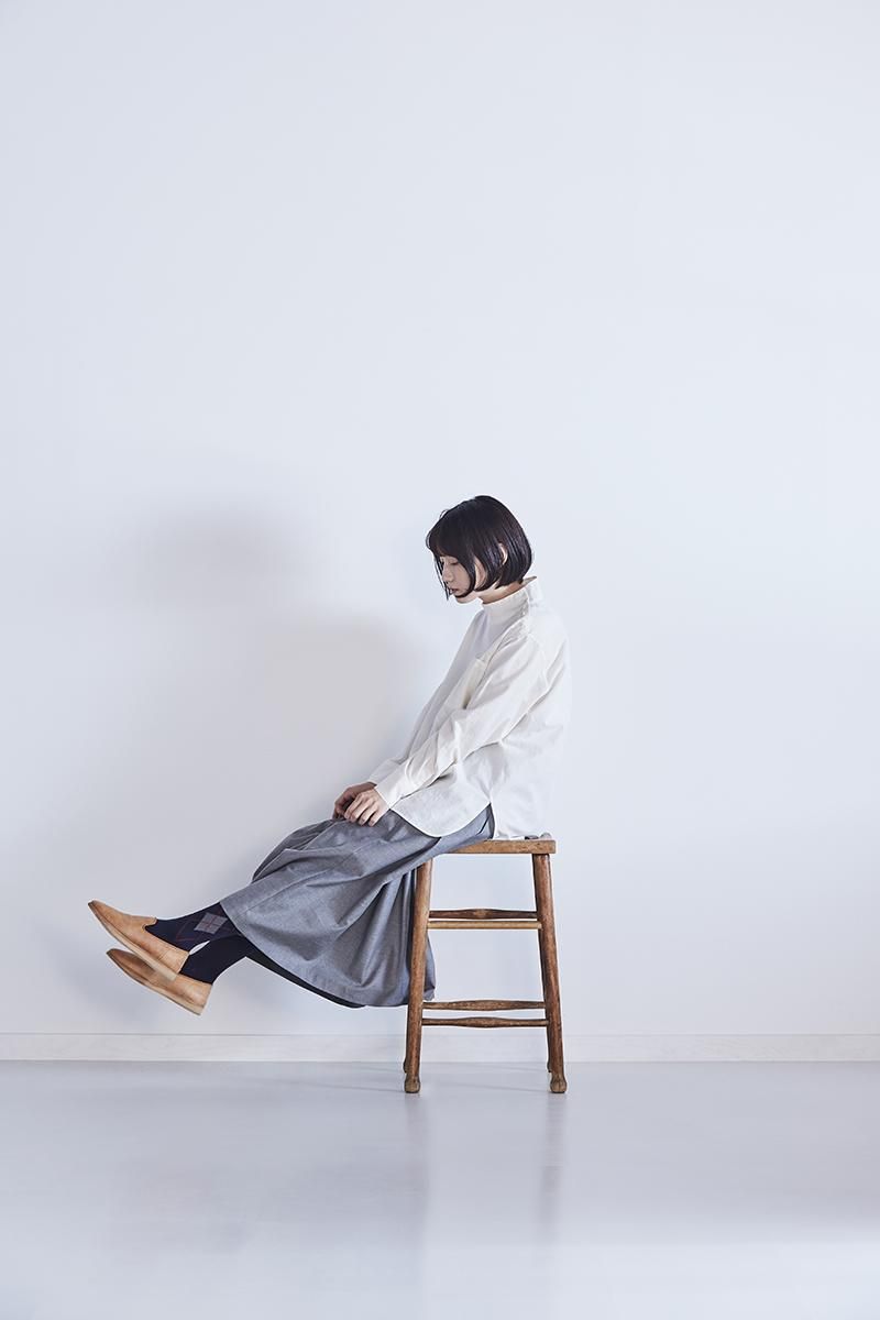 トップス atelier naruse smock blouse / kinari cotton linen smock blouse / beige - atelier naruse｜Online