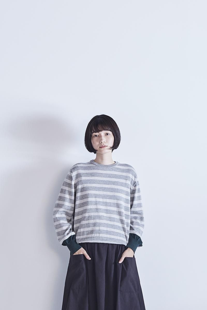 atelier naruse(アトリエナルセ)コットン ウール ボーダー