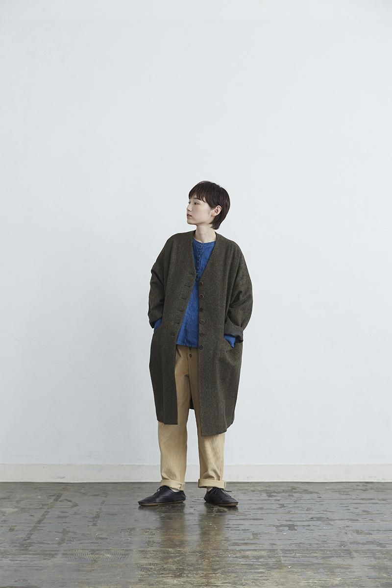 アトリエナルセ atelier naruse ツイード　コクーンジャケット atelier naruse アトリエナルセ ツィードコクーンジャケット