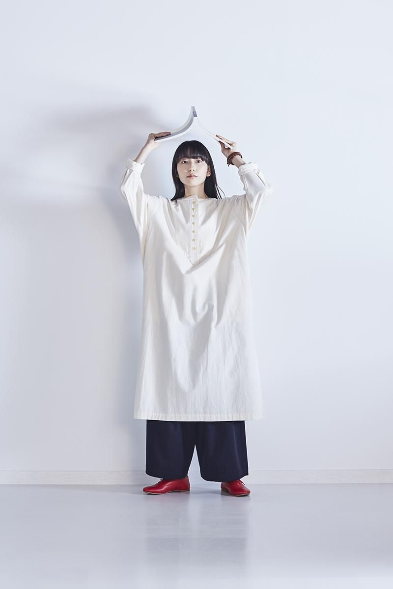 lamb wool wide pants / navy - atelier naruse｜Online store｜the an