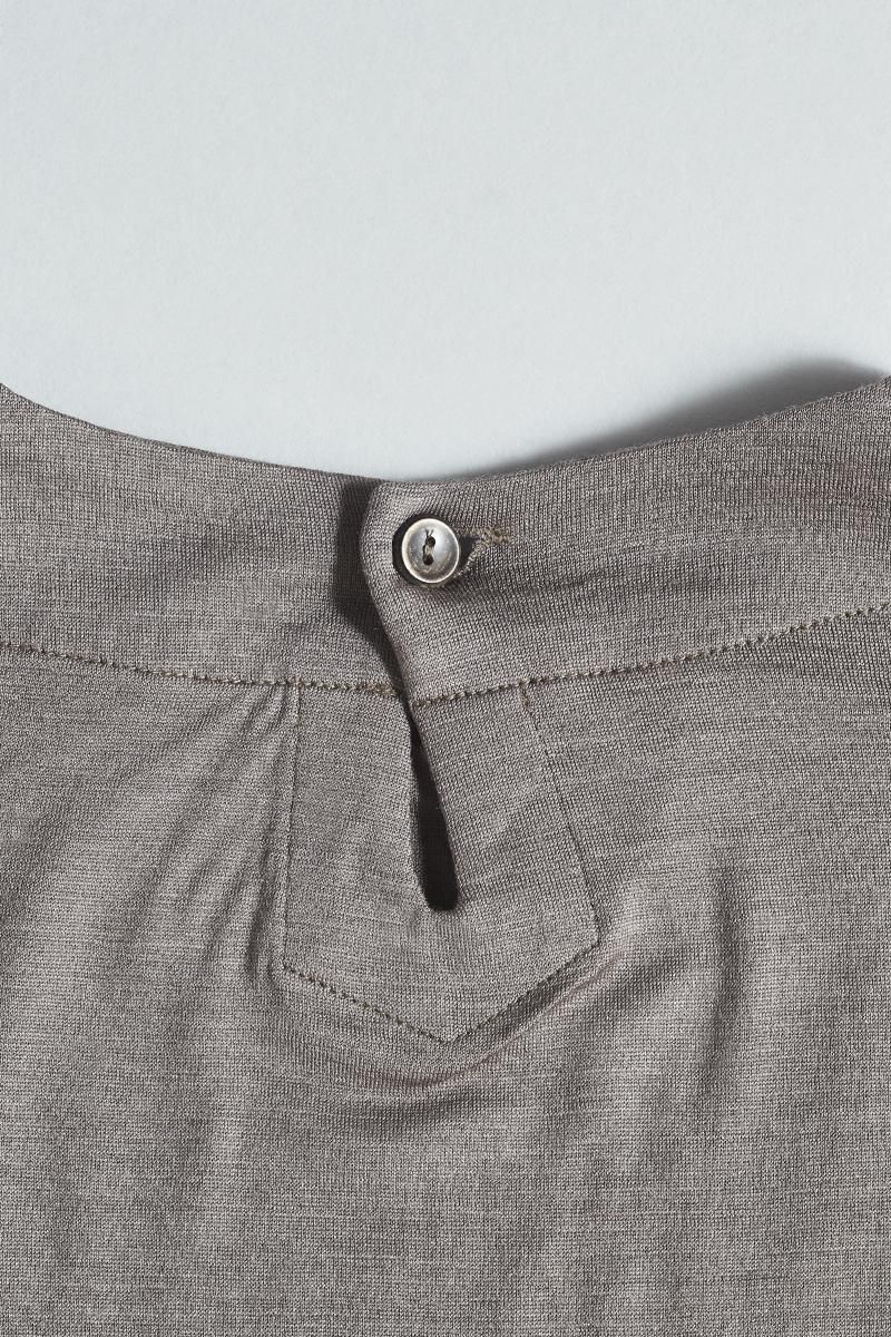 wool knit one-piece / gray - atelier naruse｜Online store