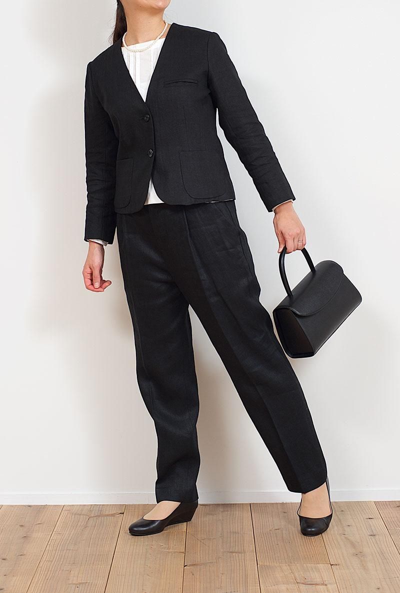 美品　アトリエナルセ×北欧暮らし　フォーマルジャケット　リネン 北欧、暮らしの道具店 アトリエナルセ フォーマルジャケット