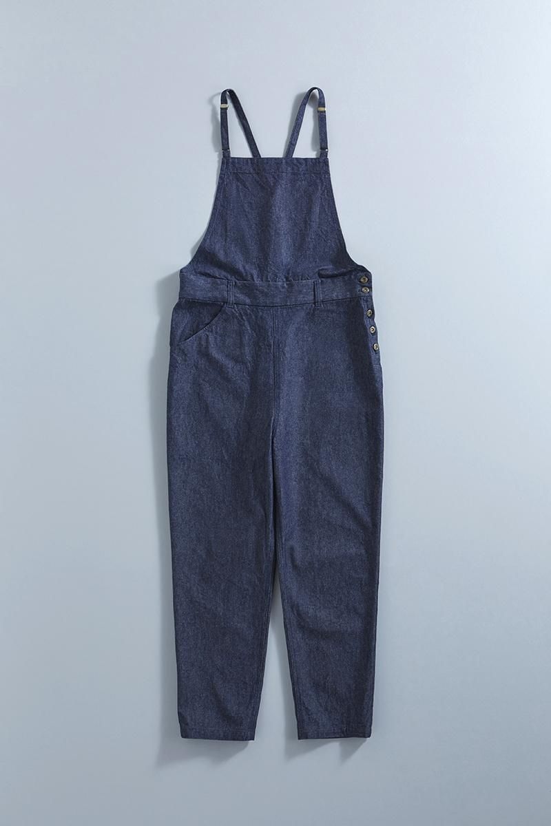 72◇atelier naruse コットンデニムサロペット TS0529-8 cotton denim salopette pants - atelier naruse｜Online store