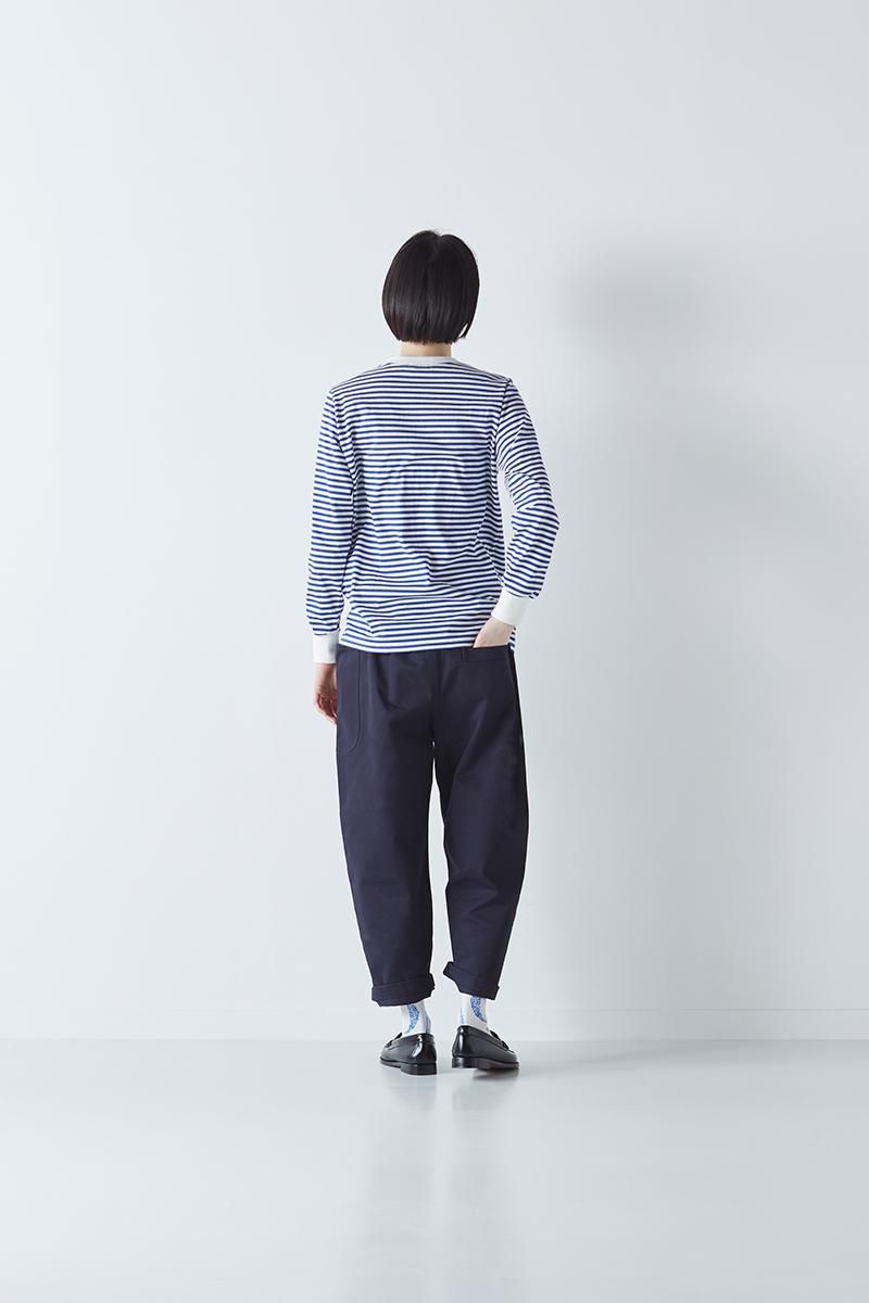 cotton chino balloon pants / navy - atelier naruse|Online cotton chino balloon pants / navy - atelier naruse|Online