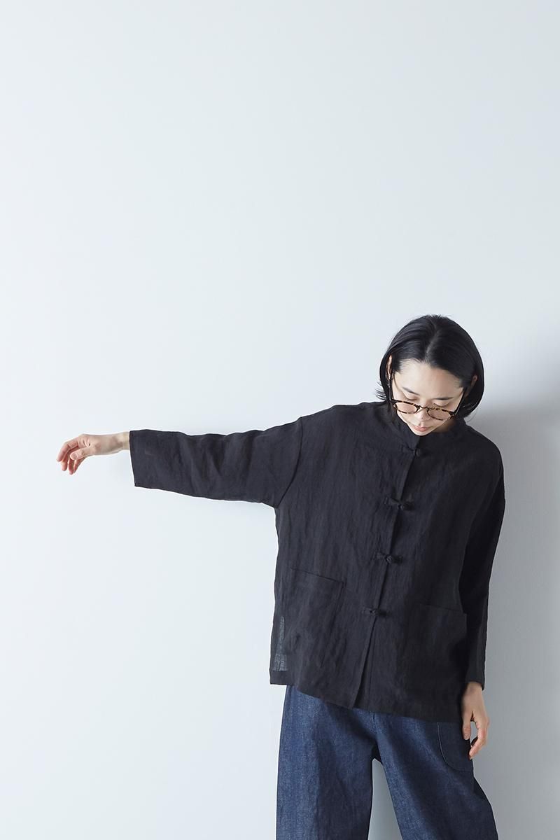 linen china blouse - atelier naruse｜Online store｜the an