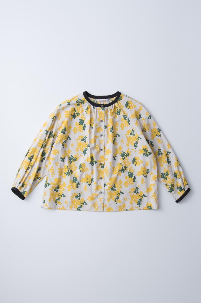 cotton loan ~komore-bi~ balloon pull over blouse / yellow