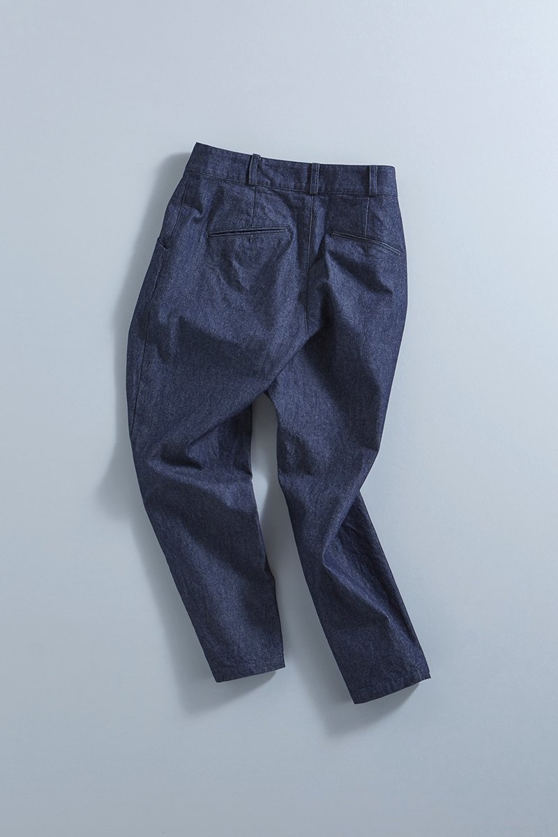 cotton denim peck top pants - atelier naruse | Online store