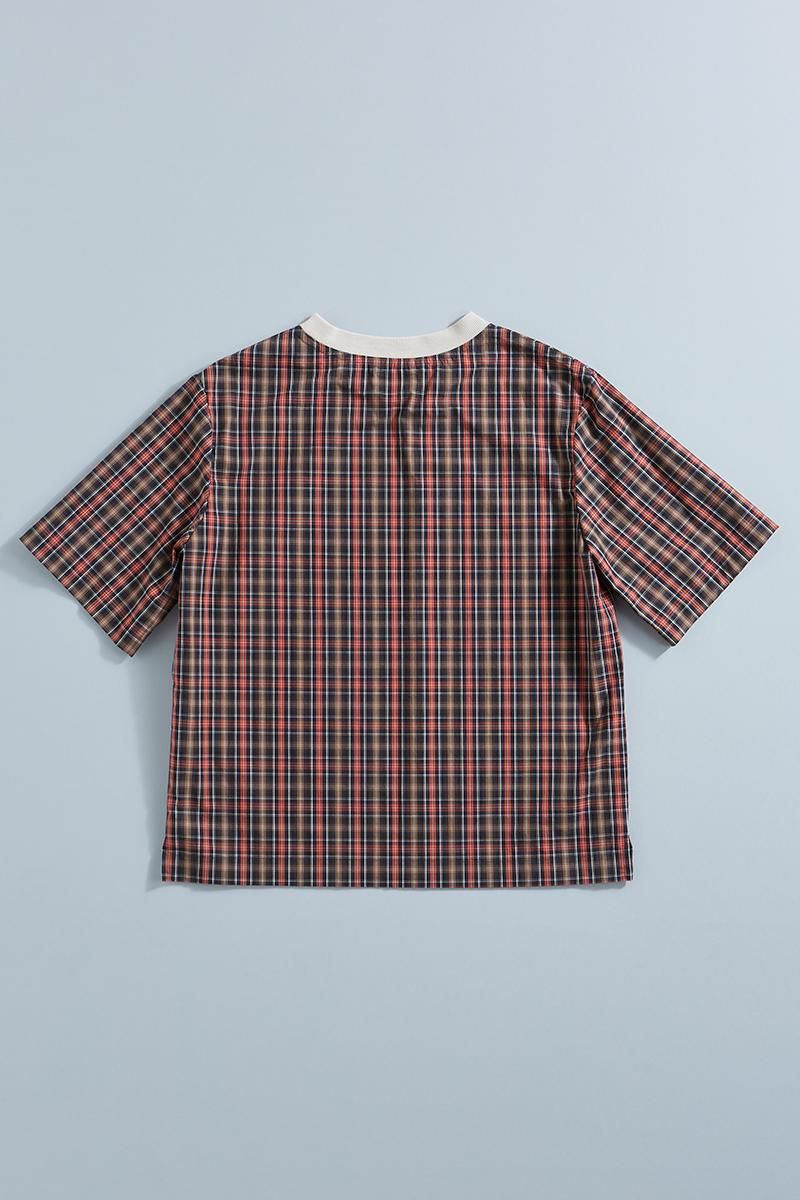 cotton neck rib T-shirt - atelier naruse｜Online store｜the an