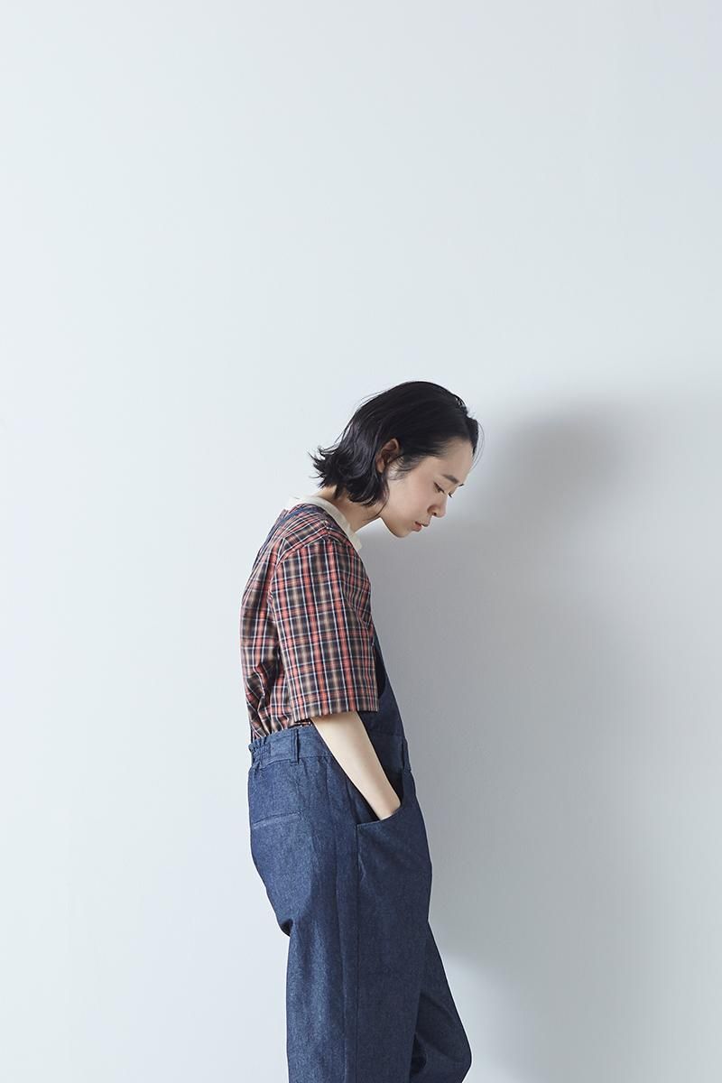 cotton neck rib T-shirt - atelier naruse｜Online store｜the an