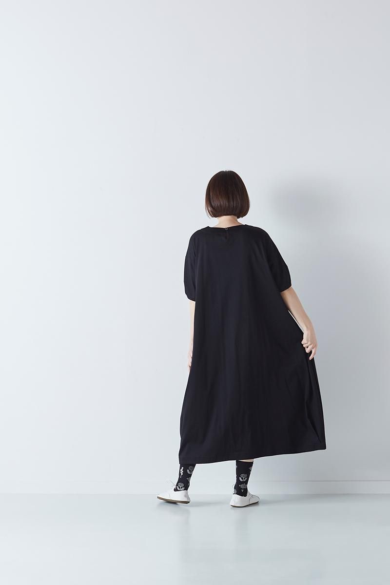 アトリエナルセatelier naruseコットンカットソー コクーンワンピース atelier naruse アトリエナルセ / コットンカットソーコクーン