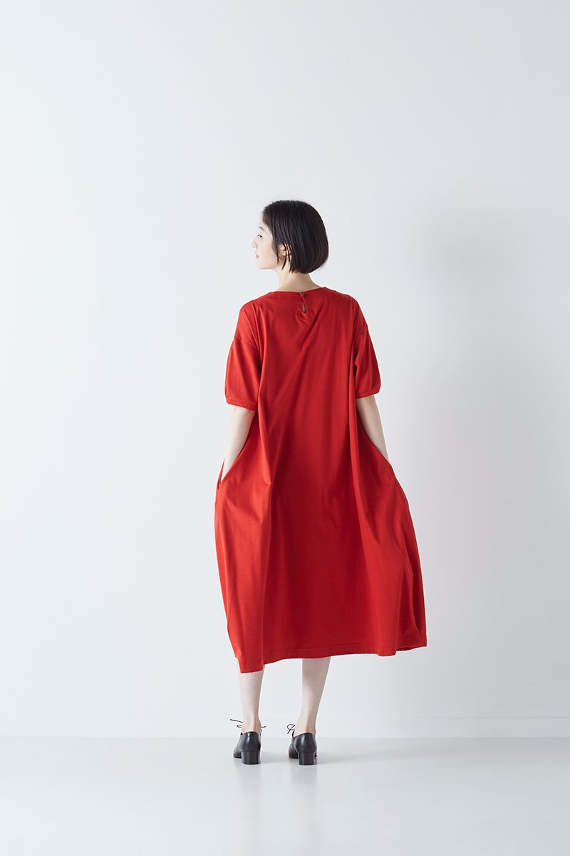 cotton c&s cocoon one-piece - atelier naruse | Online store