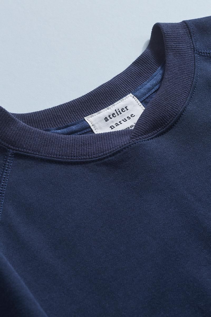 cotton fleece lining sweat shirt - atelier naruse｜Online
