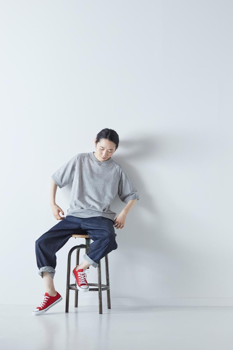 cotton fleece lining sweat shirt - atelier naruse｜Online