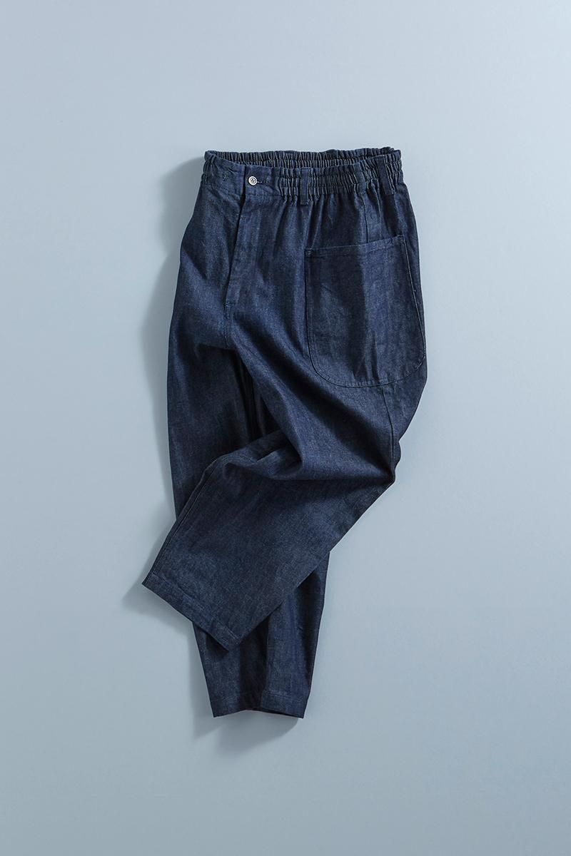 【人気ショップが最安値挑戦！】 pants balloon denim cotton / naruse｜Online atelier - indigo パンツ